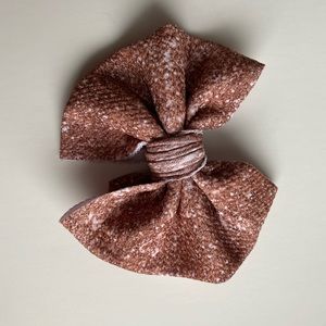 Rose gold glitter on nylon